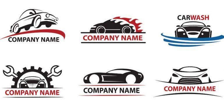 Mechanic Garage Logo - Set Of Logo Badge Emblem And Logotype Element For Mechanic Garage ...