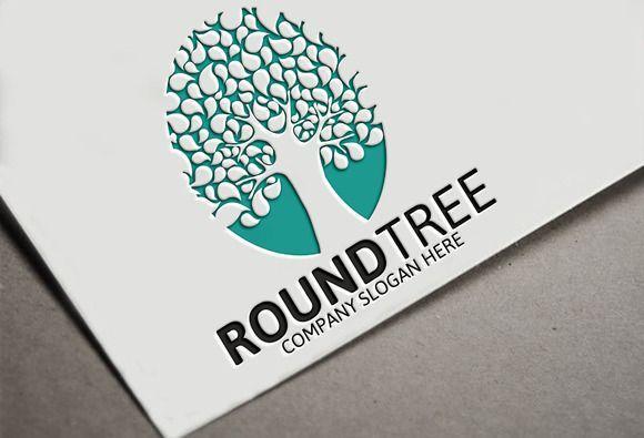 Round Tree Logo - Round Tree Logo by josuf on Creative Market | Design | Logo ...