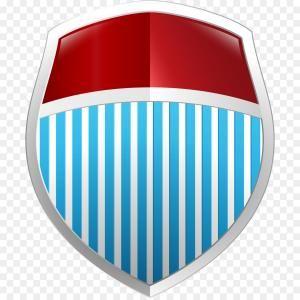 Gold and Blue Shield Logo - Gold Blue Shield Shape Icon Bright Logo Emblem Vector | SOIDERGI