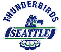 Old Thunderbird Logo - Seattle Thunderbirds Primary Logo Hockey League WHL