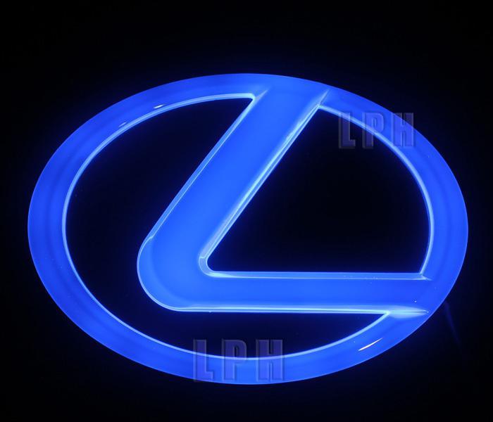 Blue Lexus Logo - 4D Cold Light Badge Light For LEXUS LS270 / RX450h / CT200h / EX250 ...