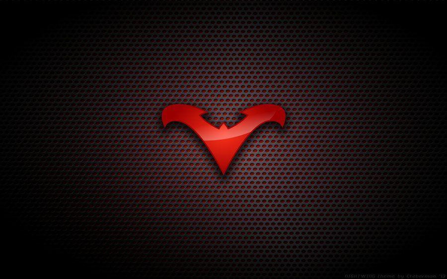 Red Nightwing Logo - Red Nightwing logo background by Kalangozilla on dA. Nightwing