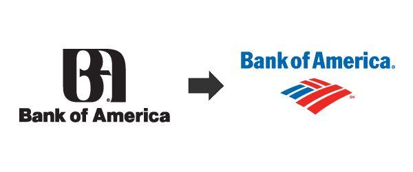 Old Bank of America Logo - What Makes An Ugly Bank Logo? | DesignMantic: The Design Shop