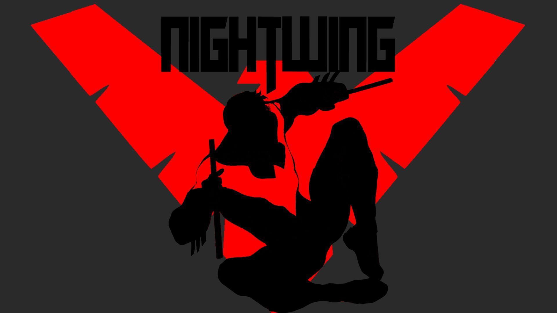 Red Nightwing Logo - Nightwing Wallpapers - Wallpaper Cave
