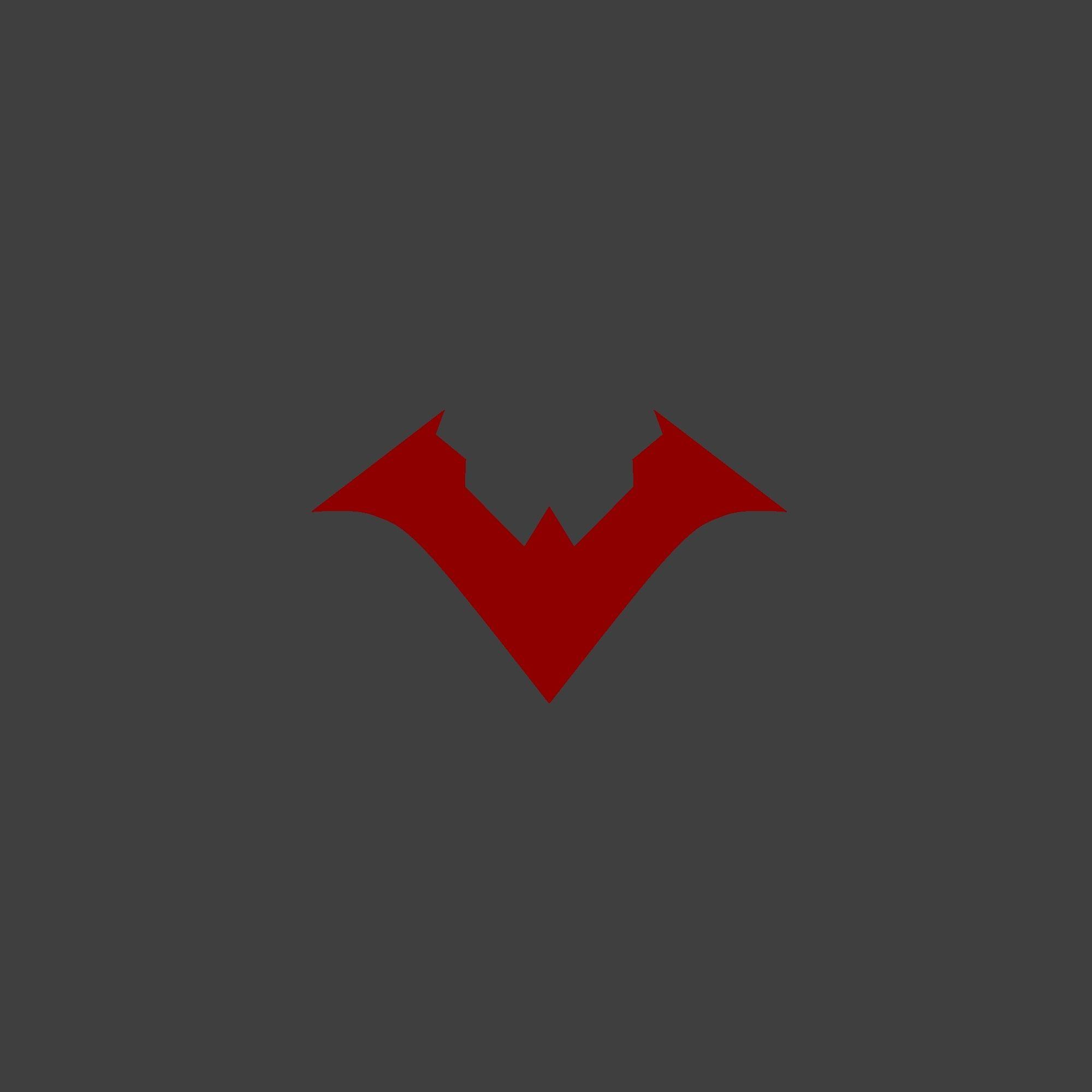 Red Nightwing Logo - Nu 52 Nightwing logo wallpaper | Geek | Pinterest | Logos