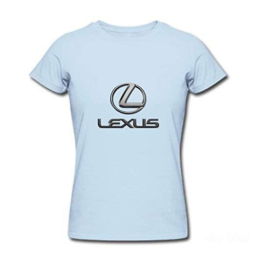 Blue Lexus Logo - Amazon.com: Actehj Womens T-shirts Lexus Logo- Sky Blue Size XXL ...