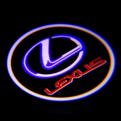 Blue Lexus Logo - Red/Blue Lexus Logo Courtesy Shadow Car Door LED Lights - Automobile ...