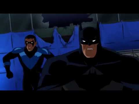 Red Nightwing Logo - Batman & Nightwing pursue Red Hood | Batman: Under the Red Hood ...