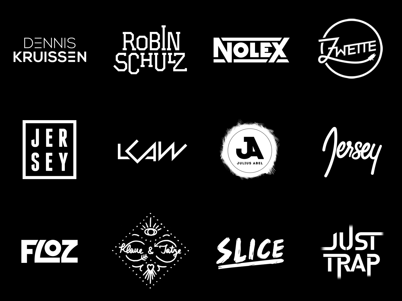 Best DJ Logo LogoDix