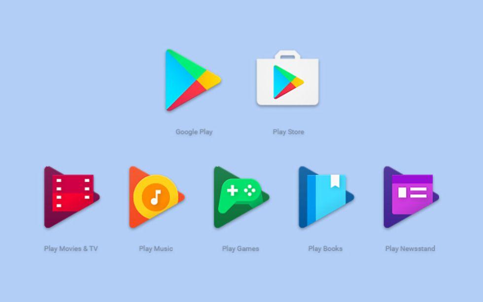Google Play Newsstand Logo - Google Play App Icons are Getting Updated for a More “Consistent ...