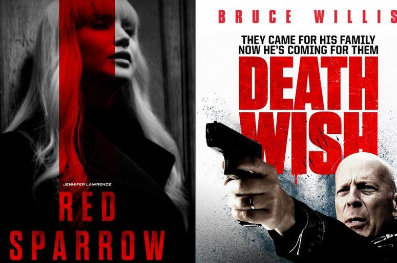 Movie Death Wish Logo - Movie Review: 'Red Sparrow' and 'Death Wish' | Alice@973