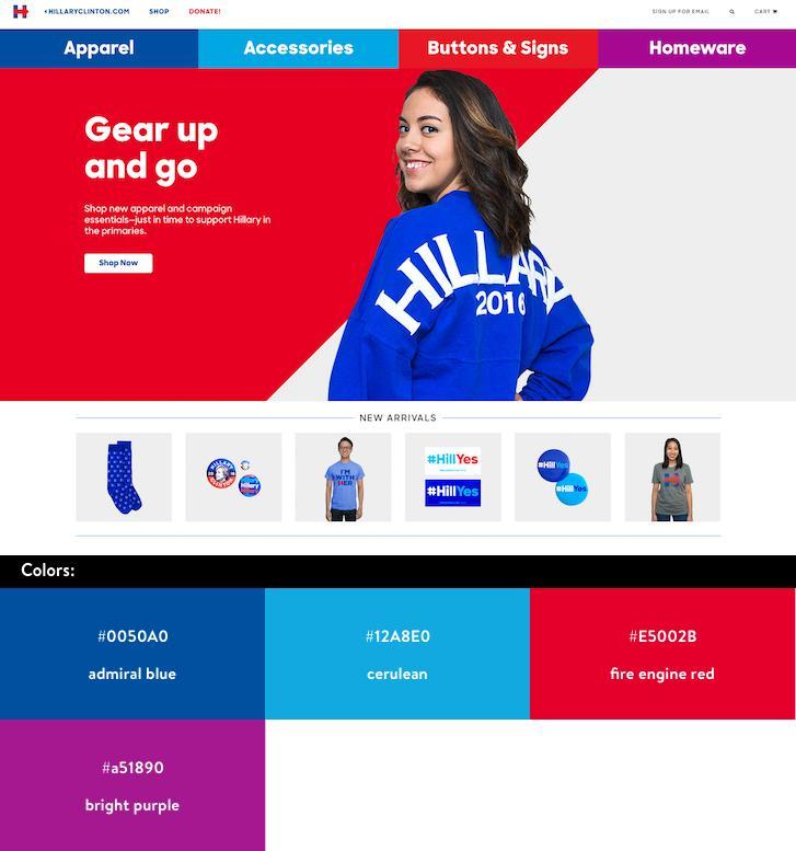 A Red Web Logo - 10 Beautiful Ecommerce Website Color Schemes
