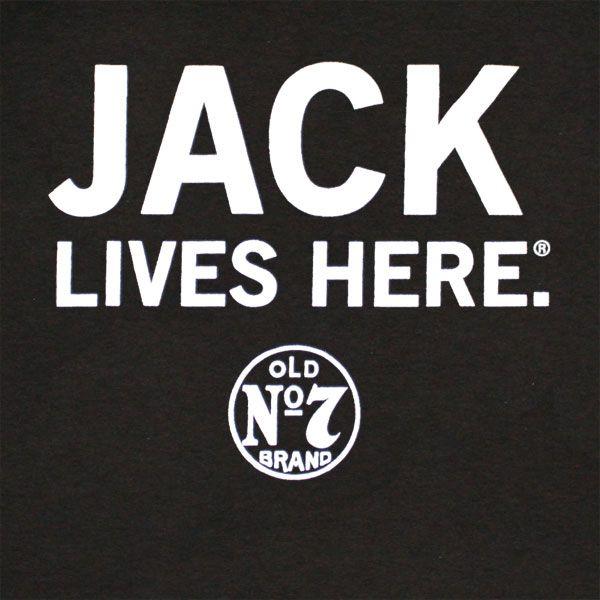 Old No. 7 Logo - Jack Daniel's 'Jack Lives Here' Old. No 7 Logo Tshirt