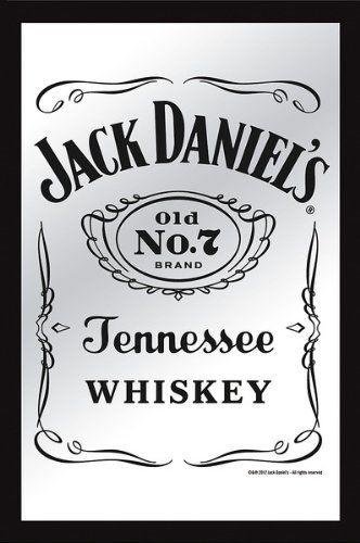 Old No. 7 Logo - Jack Daniels Bar Mirror (Classic Old No. 7 Logo) (Size: 12 x