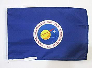 United States NASA Logo - Amazon.com : AZ FLAG United States NASA Flag 18'' x 12'' Cords - US ...