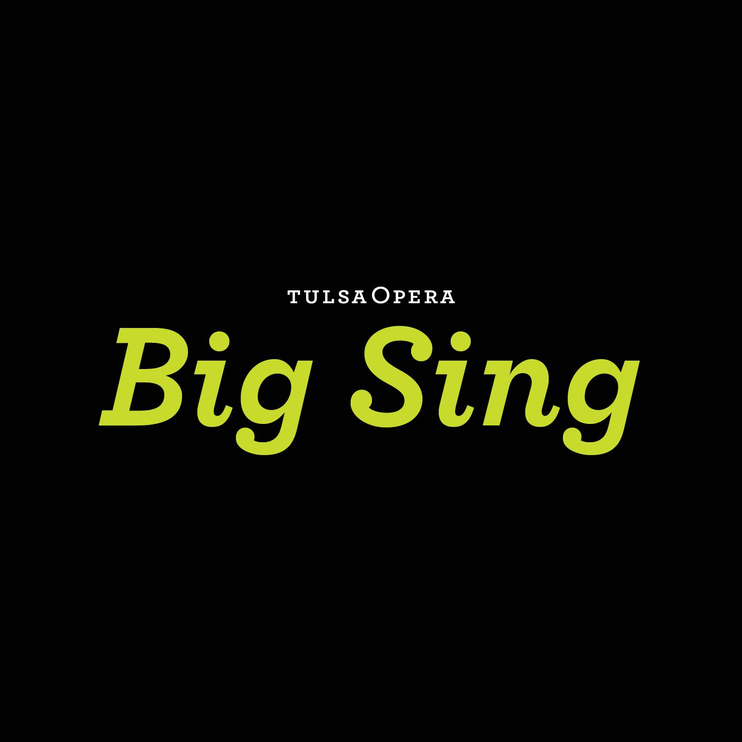 Tulsa Opera Logo - Tulsa Opera Big Sing