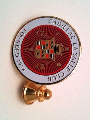 Cadillac LaSalle Club Logo - Vintage Cadillac LaSalle Club and Hat/Lapel Sales Pins Emblem Enamel ...