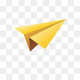 Yellow Paper Logo - Paper Plane Png, Vectors, PSD, and Clipart for Free Download | Pngtree