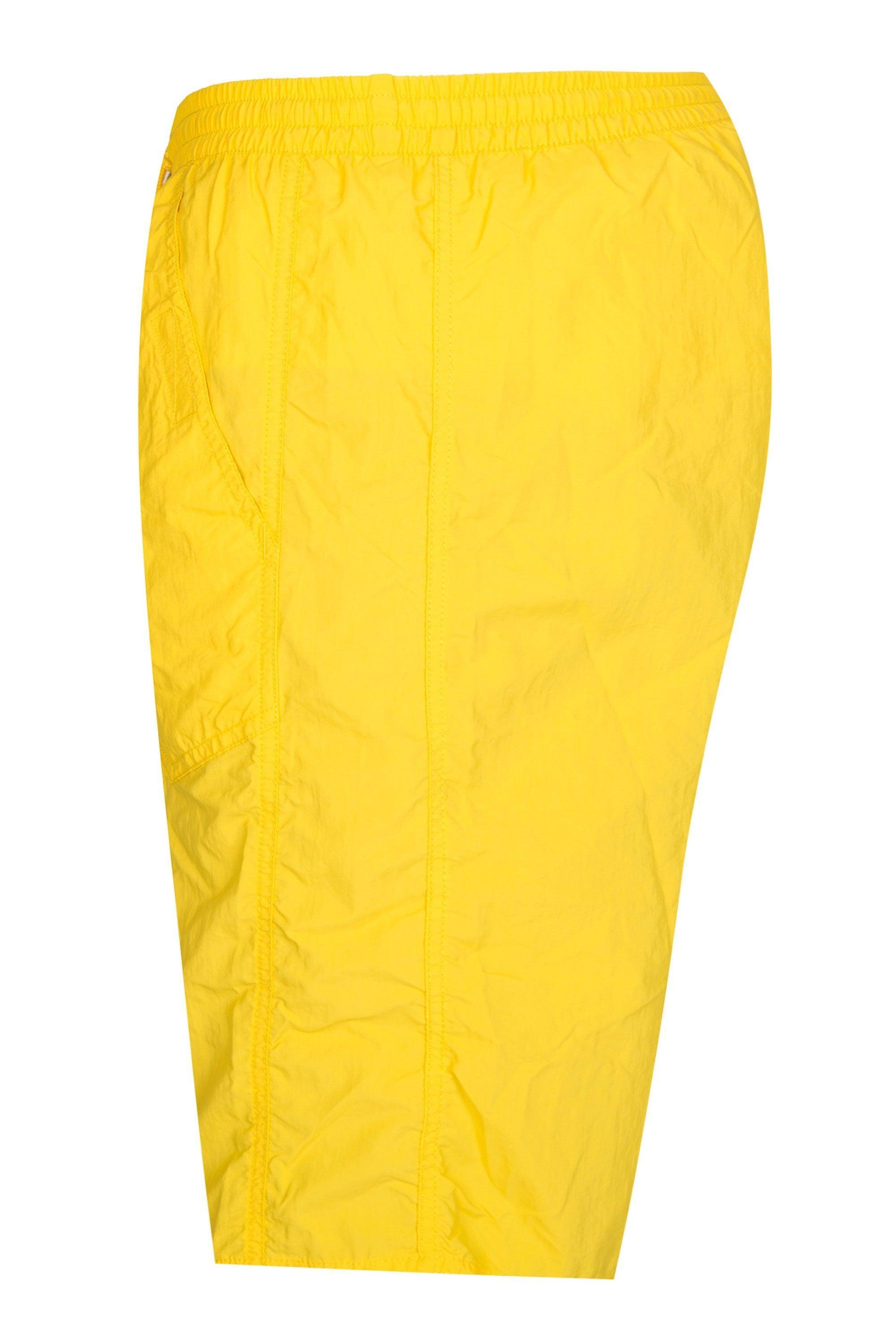 Yellow Paper Logo - Armani Emporio Logo Swim Shorts Yellow in Yellow for Men