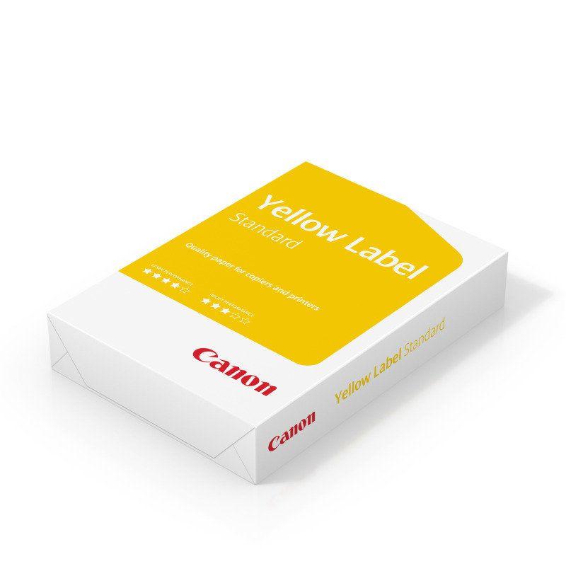 Yellow Paper Logo - Canon Yellow Label A4 80gsm White Printer Paper