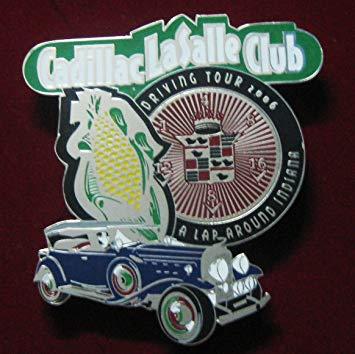 Cadillac LaSalle Club Logo - Autogrillbadges BGE001158 Cadillac Lasalle Club Car Grill Badge ...