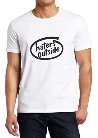 Funny Intel Logo - Haters Outside Intel Logo Parody Funny Shirt Custom Made T Shirt