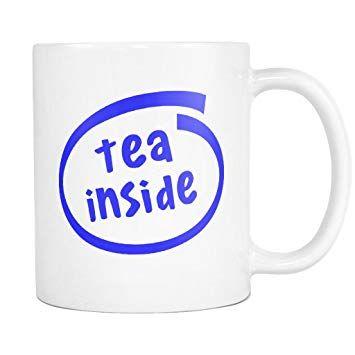 Funny Intel Logo - Amazon.com: Coffee Inside / Tea Inside Coffee Mug Geek / Tea Cup ...