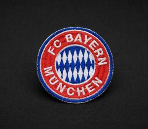 Bayern Munich Logo - Embroidered Patch Badge FC Bayern Munich Munchen Germany Iron On Sew ...