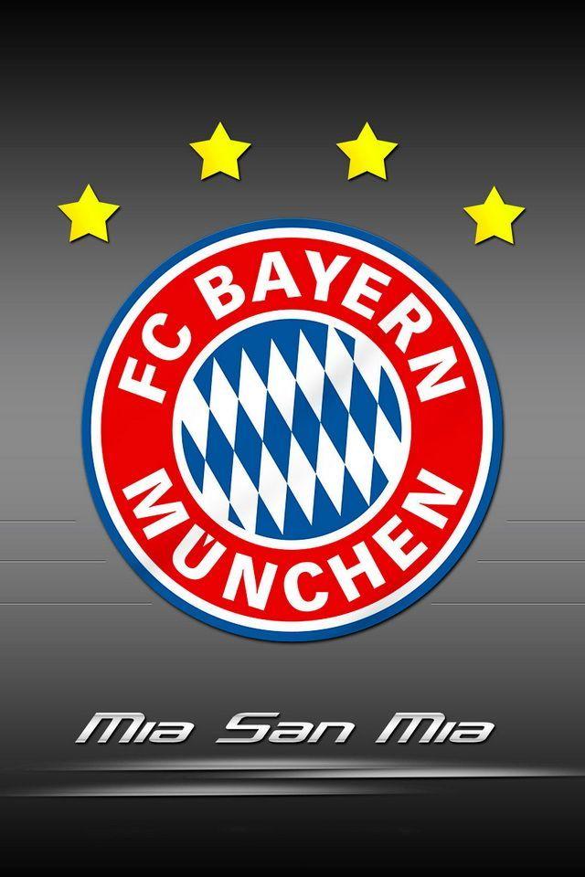 Bayern Munich Logo - Mia San Mia FC Bayern Munchen Logo HD Wallpapers for iPhone 4 and 4s ...