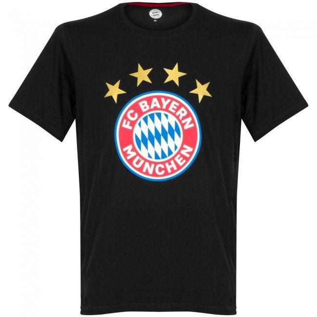Bayern Munich Logo - Bayern Munich Logo T-Shirt - Black 2018 2019