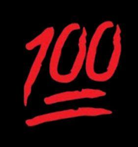 Keep It One Hundred Logo - Keep It 100 Emoji Meme Gif Keeping It One Hundred Percent Real Funny