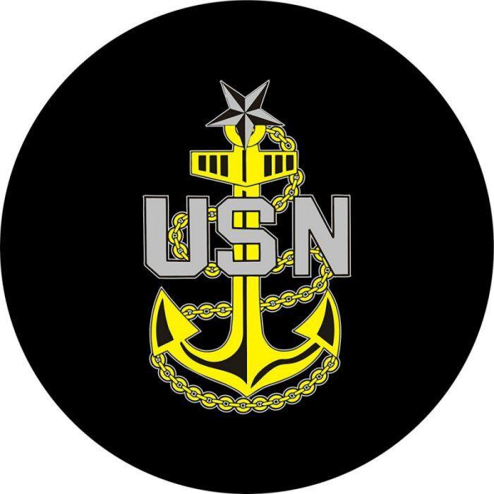US Navy Logo - US Navy logo with anchor tire cover