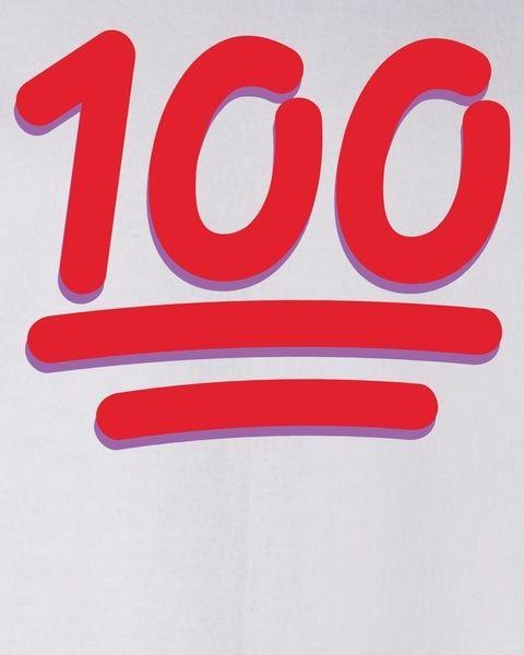 Keep It One Hundred Logo - Keep It 100 One Hundred Emoji Sweater | TeeShirtPalace