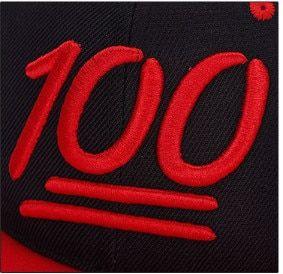 Keep It One Hundred Logo - Keep It 100 Emoji Snapback Baseball Cap Keeping It One Hundred ...