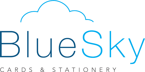 Blue Sky Logo - BlueSkyCards.com. Business Greeting Cards, Holiday Cards, Corporate