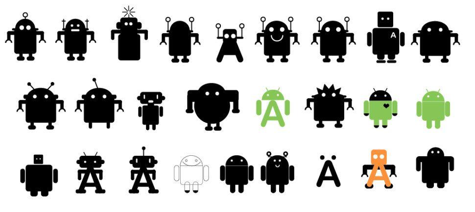 Android Logo - The History Of The Android Logo - Web Design Ledger