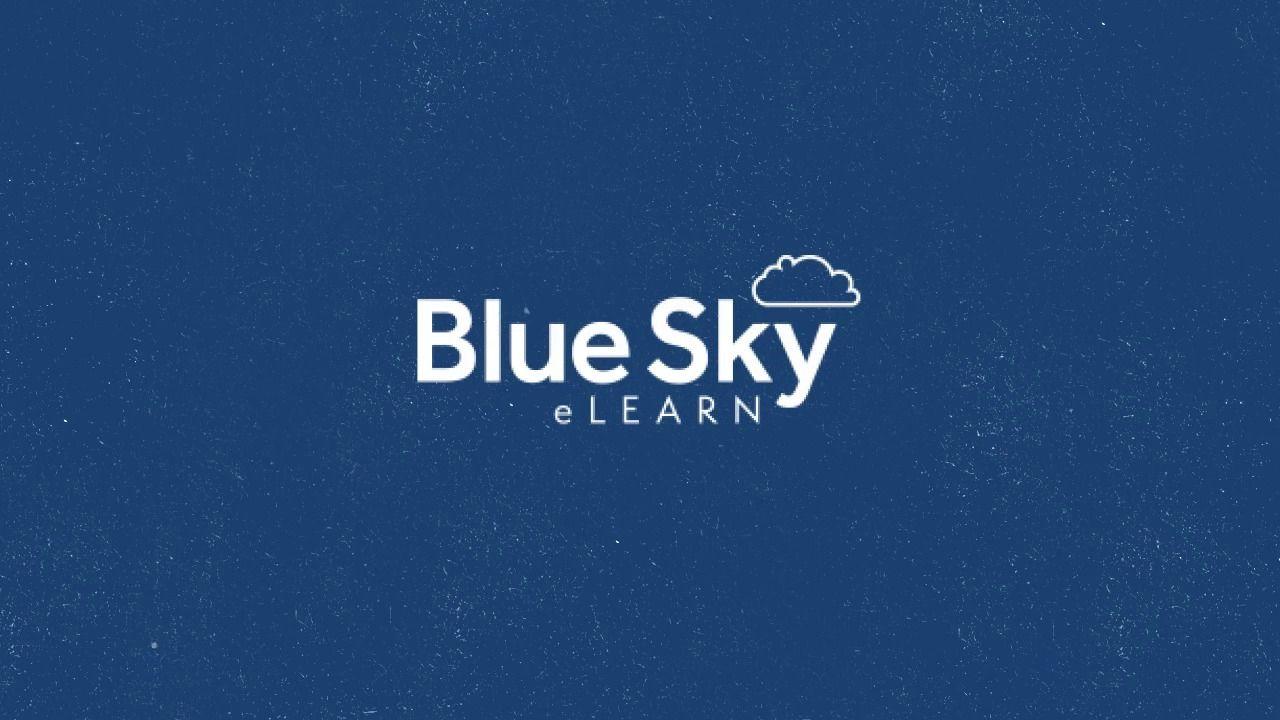 Blue Sky Logo - Blue Sky eLearn: LMS, Virtual Events & eLearning Services