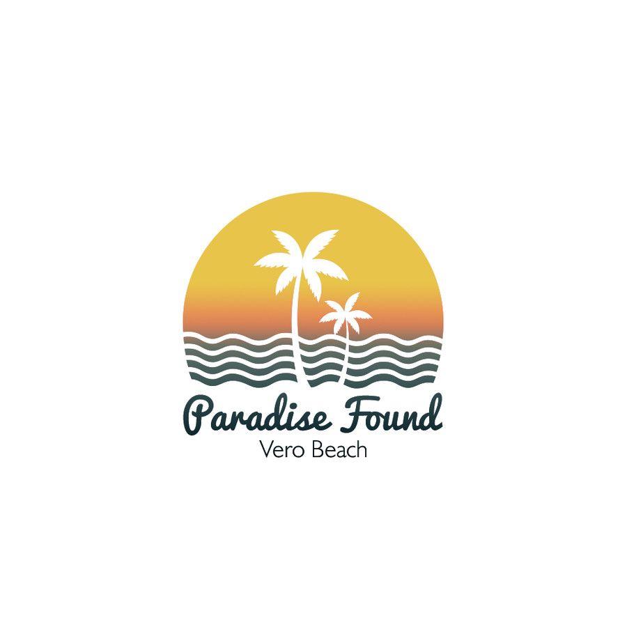 Paradise Beach Logo - Entry by galanthusan for Logo Design Found Vero Beach
