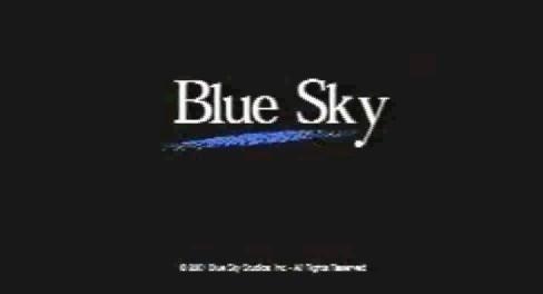 Blue Sky Logo - Blue Sky Studios logo from Ice Age. I think it looks real