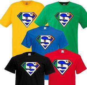Funny Sports Logo - SUPERMAN IRELAND logo funny parody T Shirt Irish Rugby Football