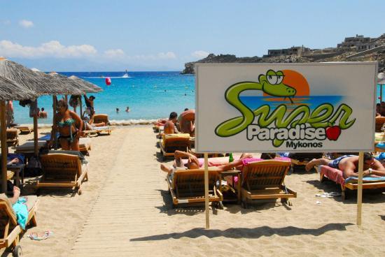 Paradise Beach Logo - Il logo - Picture of Super Paradise Beach, Paradise Beach - TripAdvisor