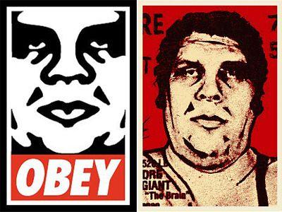 Andre the Giant Obey Logo - Hello Bauldoff
