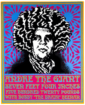 Andre the Giant Obey Logo - Andre Hendrix Print - The Giant: The Definitive Obey Giant Site