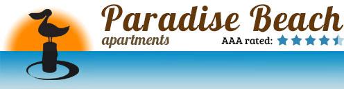 Paradise Beach Logo - Jervis Bay Accommodation. Paradise Beach Apartments