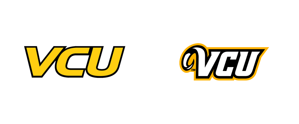 VCU Black and White Logo - Brand New: New Logos for VCU Athletics by Rickabaugh Graphics