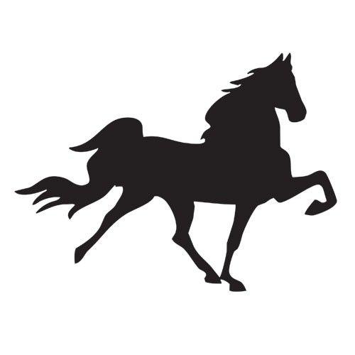 Walking Horse Logo - Magnetic Silhouette Set-Walking Horse