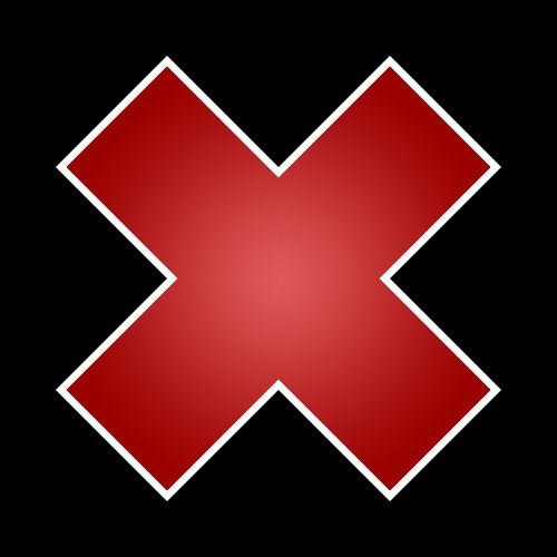Big X Logo - Big red X. It's free! Share and enjoy!
