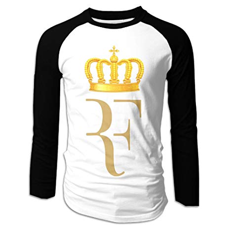 Swiss Crown Logo - Men's Roger Federer Swiss King Crown Logo ATP 2015 Long Sleeve