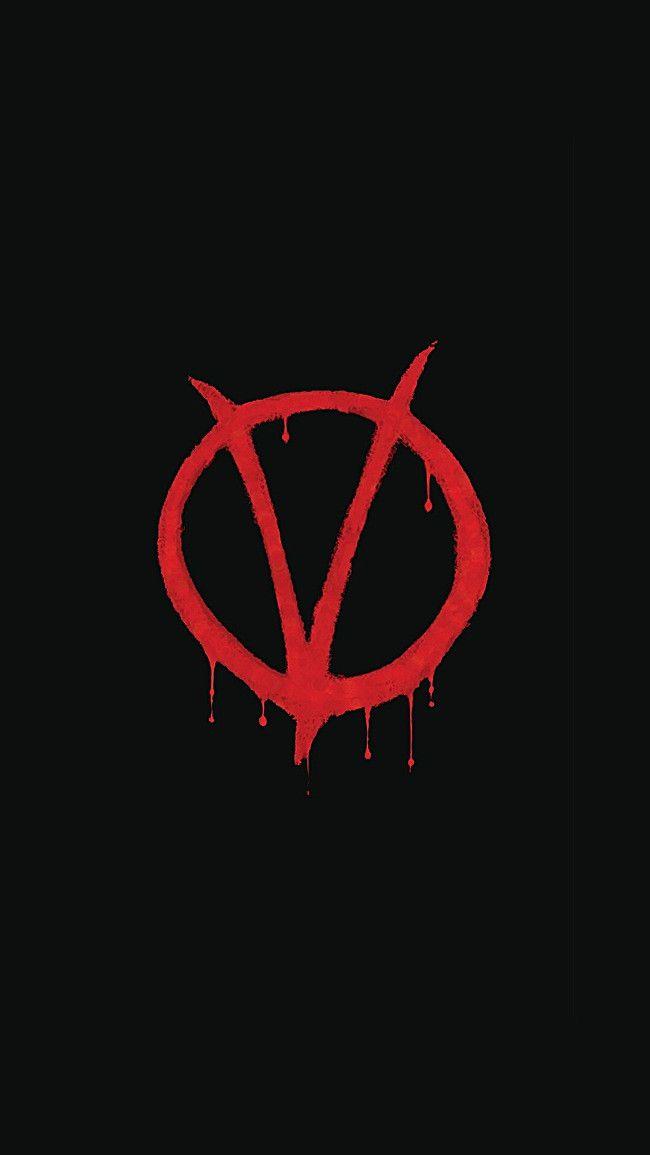 Cool Black and Red Logo - Cool Black Background, V, For, Vendetta Background Image for Free