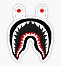 Shark BAPE Face Logo - Bape Shark Stickers | Redbubble